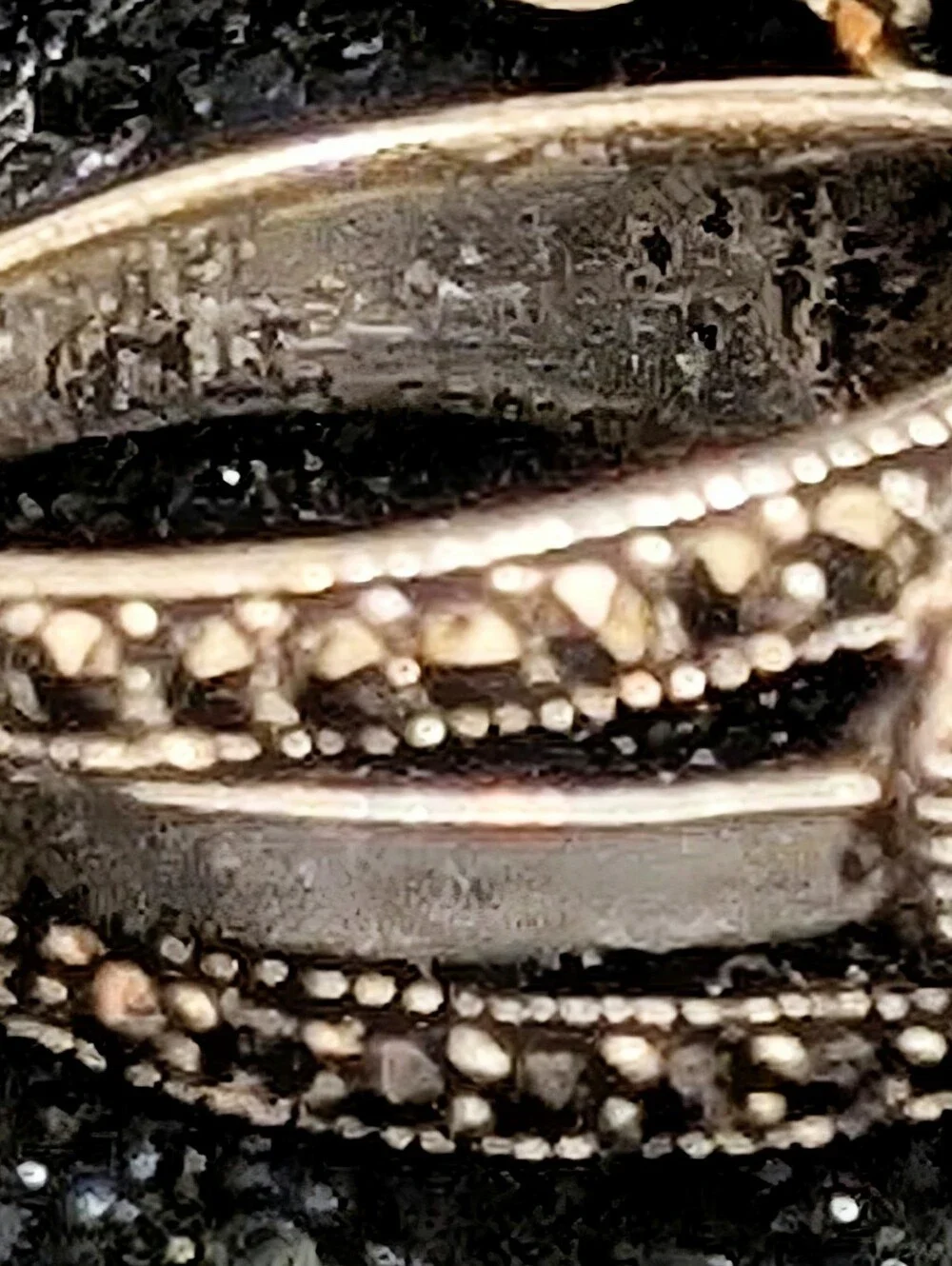 Vintage Sterling Silver Marcesite "Love Knot" Ring - Picture 5 of 10